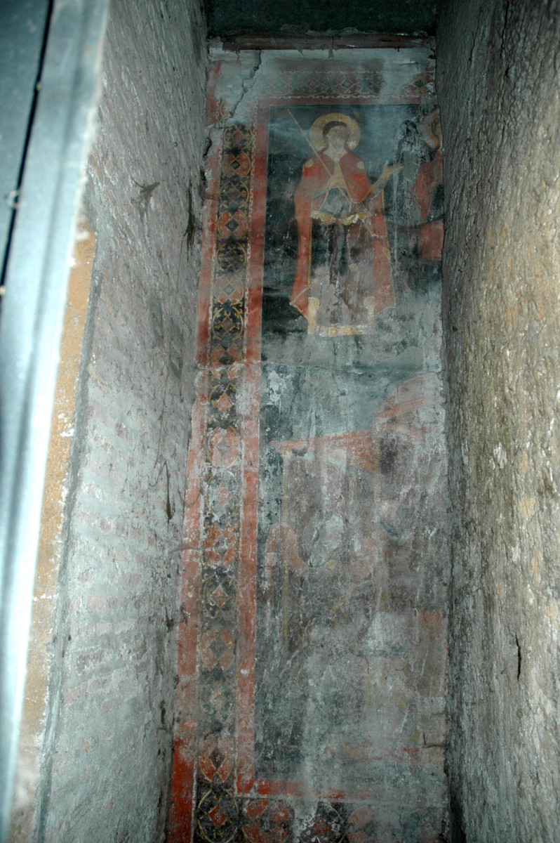 Ho scoperto un dipinto medievale nella chiesa dei santi bonifacio ... Pitture su parete particolare