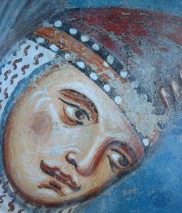 Amor celeste, dettaglio, Aula Gotica, Complesso dei SS. Quattro Coronati, Roma