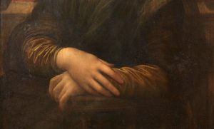 mona lisa detail hands